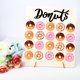 thumbnail image 2 of Donut Wall Pantalla Soporte reutilizable Natural Donuts Holder Niño Crecer el tema Tembra Decoraciones de tablero Adornos de madera AweSitey HA012238-00, 2 of 7