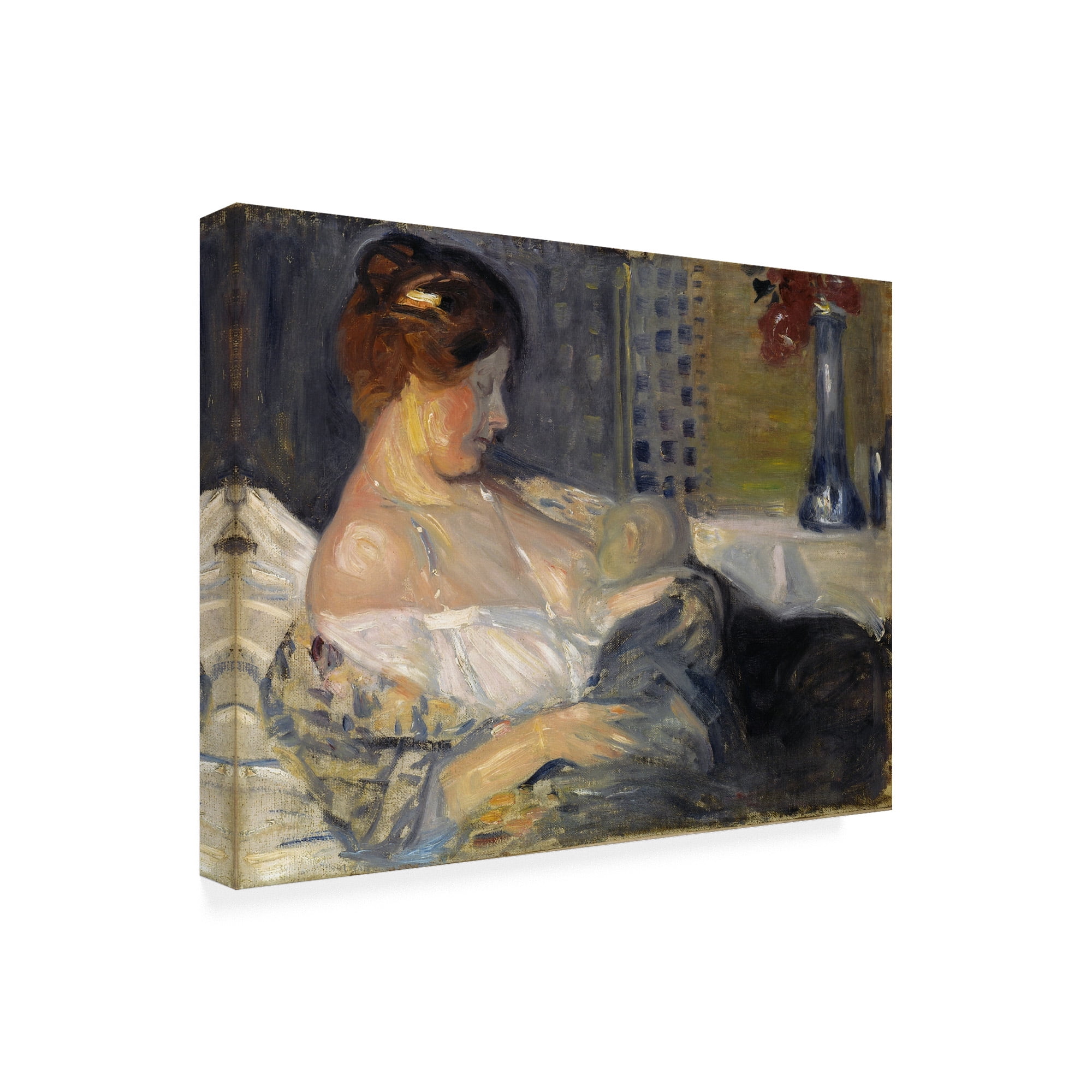 Janis Rozenthal 'Mother and Child' Canvas Art