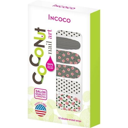 - Coconut Nail Art by Incoco Nail Polish Strips, Sweet Style
