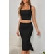 thumbnail image 3 of Conjunto de dos piezas CHYRII, top sin mangas y falda ajustada para mujer, 3 of 7