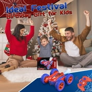 JBeeCtrl Remote Control Car 360° Flips 4WD Wheel Rechargeable Stunt Battery-Powered RC Car Christmas Birthday Gift for Kids Boys