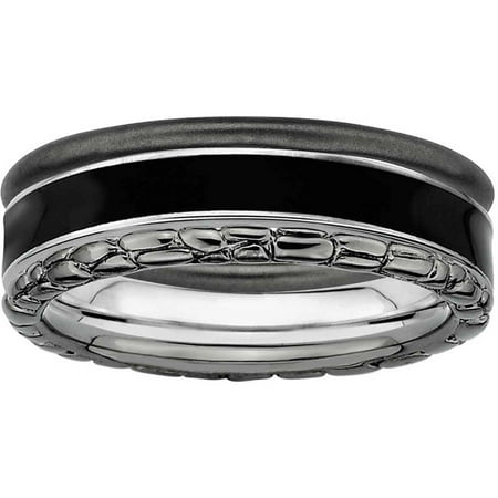 Sterling Silver Stackable Expressions Color Guard Ring Set, available in multiple sizes