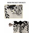 thumbnail image 6 of Spring Botanical Living Room Curtains 2 Panel, Black Eucalyptus Butterfly Rustic Cafe Window Treatment, Farmhouse Bedroom Bathroom Kitchen Curtains Drapes 104"x54", 6 of 6