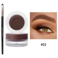 thumbnail image 1 of Delineador de ojos 2 en 1, crema de Gel para cejas de secado rápido con cepillo, resistente al agua, duradero, suave, no florece, maquillaje cosmético( A02, 1 of 5