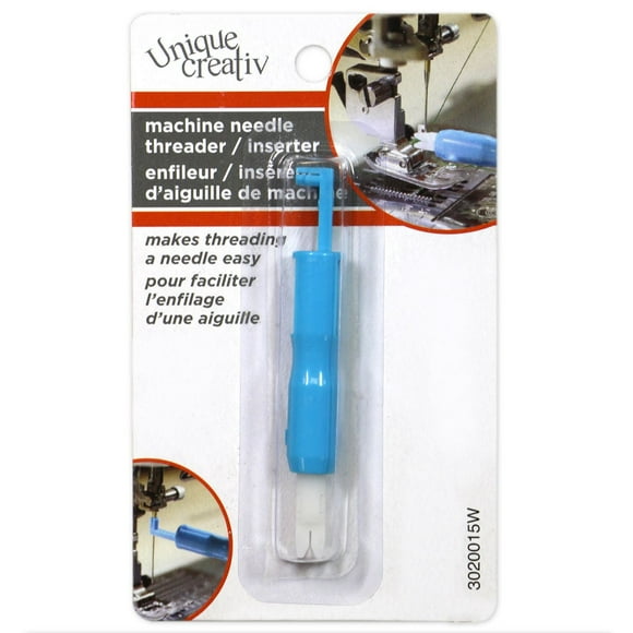 UNIQUE CREATIV Machine Needle Threader & Needle Inserter — 2‑in‑1 Tool