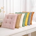 thumbnail image 2 of Nvzi Cushion Garden Terrace Home Kitchen Office Thick Comfortable Cushion 2PCS , Pink, 16 * 16 inches, 2 of 5