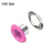 thumbnail image 3 of 100 Juegos Ojales Kit Metal Ojales 4mm 0.16 Ojal Herramienta para Zapatos Ropa Cinturón Bolsa Bricolaje Proyecto, Fucsia, 3 of 7