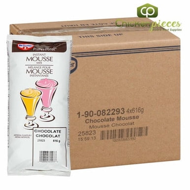 Oetker Mousse Mix Chocolate Instant 616g/1.36lbs (4/Case)-Canadian Made
