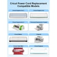 thumbnail image 4 of 18V 54W Power Adapter Charger Replacement for Cricut Explore Air 2,Cricut Maker（White）, 4 of 7