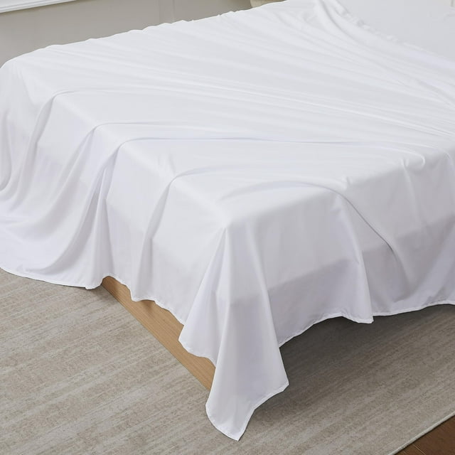 Sábana plana Sweet Home Collection Ultra Soft Twin White