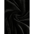 thumbnail image 6 of Allegra K Women's Sparkle Velvet Elastic High Waist  Flare Leg Pants, 6 of 6