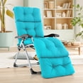 thumbnail image 4 of Costway 2 PCS 73" Lounge Chaise Cushion Padded Recliner Cushion Indoor Outdoor Grey, 4 of 10