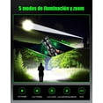 thumbnail image 4 of Linterna Led Recargable,1800 Lúmenes Linternas Led alta Potencia, 6800mAh Lampara de Mano, Entrada y Salida USB-C, Lampara Tactica Militar, 9 Modos de Luz para Camping/Emergencias, 4 of 5