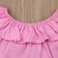 thumbnail image 4 of Petites Filles Hauts Sans Manches à Rayures Shorts Larges avec Nœud 1-6 Ans, 4 of 6