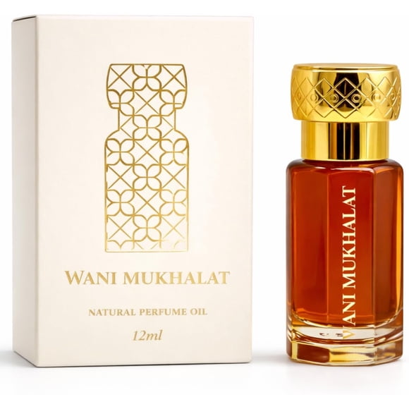 WANI Mukhalat Concentrated Perfume Oil 12ml—Long-Lasting, Alcohol Free Perfume for Women—Authentic Arabic Floral & Sensual Fragrance—Non Alcohol Based Liquid Perfume Oil—Fragrance Gift Set for Women