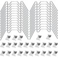 thumbnail image 1 of 50 Uds. Clips de vidrio para invernadero, Clips de fijación de panel de vidrio para invernadero de acero inoxidable, 1 of 5