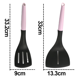 thumbnail image 2 of Espátula de nailon rosa, sartén antiadherente, colador de cocina especial, juego de cocina, espátula para el hogar, 2 of 5