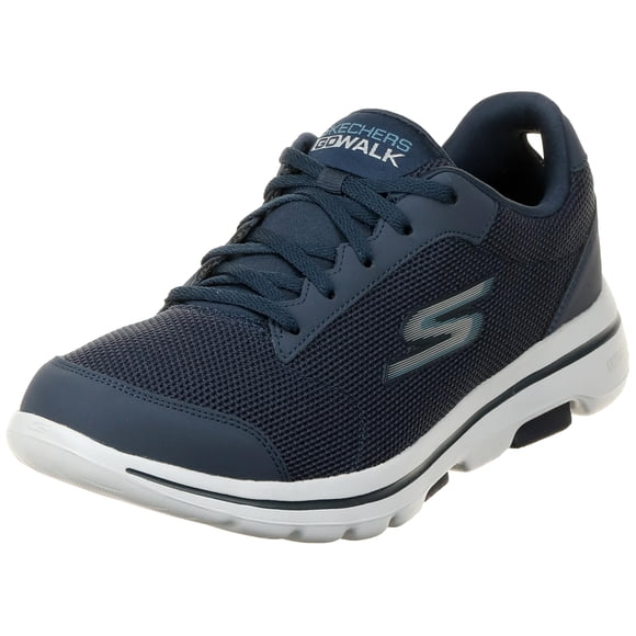Zapatillas de senderismo Skechers Gowalk 5 Qualify para hombre, color azul y azul
