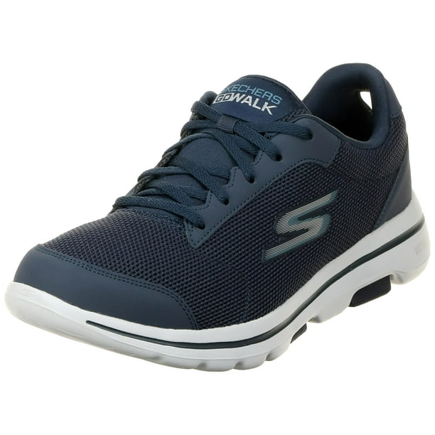 Zapatillas de senderismo Skechers Gowalk 5 Qualify para hombre, color azul y azul