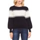 thumbnail image 1 of Suéter de Intarsia Vince Camuto para mujer negro extragrande, 1 of 1