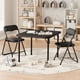 thumbnail image 3 of 3-piece folding mesa y sillas set in negra para boys y girls, 3 of 8