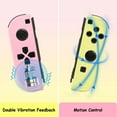 thumbnail image 3 of Wireless Controller for Nintendo Switch, L/R Controllers Support Dual Vibration/Motion Control/Wake-up Function,Pink Yellow, 3 of 8