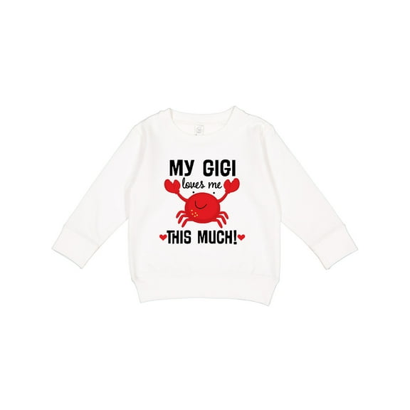 Inktastic My Gigi Loves Me Grandkids Toddler Sweatshirt