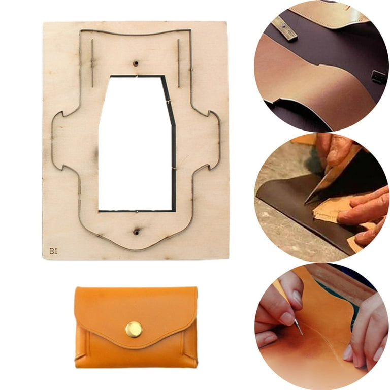 CARD HOLDER TEMPLATES Wooden DIY Leather Cutting Dies Card Bag