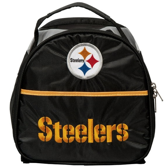 Black Pittsburgh Steelers Single Ball Bowlilng Bag