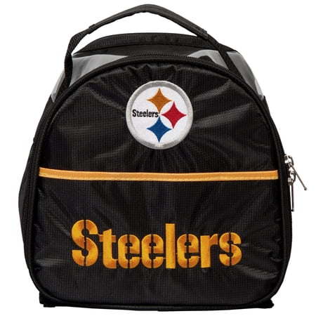 Black Pittsburgh Steelers Single Ball Bowlilng Bag