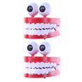 thumbnail image 1 of CHOK 2 Pcs Big White Teeth Wind Up Toy Childrens Toys Desktop Eyes Decompression Funny Clockwork, 1 of 6