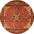 thumbnail image 1 of Ahgly Company Indoor Round Persian Orange Traditional Area Rugs, 4' Round, 1 of 1