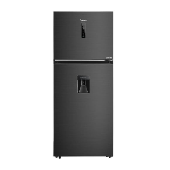 Refrigerador Midea Top Mount Inverter Quattro Jazz Black 15 pies cúbicos