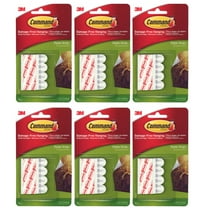 3M Removable Poster Strips, 12 Strips Per Pack, 6 Packs