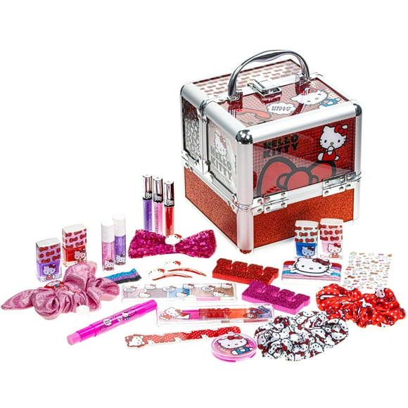 Set de maquillaje cosmético Townley Girl Hello Kitty con funda de tren