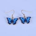 Butterfly Earrings Acrylic Colored Earrings Women And Girls Jewelry