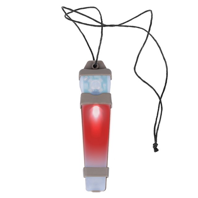 Outdoor Emergency Light Safety Helmet Flashing Light IP67 Water Resistance Survival Light with Hanging Neck Rope