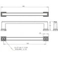thumbnail image 2 of Richelieu BP795160195 6-5/16" Center To Center Handle Cabinet Pull From The Expression, 2 of 2