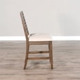 thumbnail image 4 of Home Square 24" Counter Height Barstool with Cushion Seat in Brown - Set of 3, 4 of 7