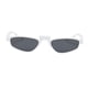 thumbnail image 1 of Gafas de forma de gato para mujer, diseñador clásico retro, gafas de terre de moda vintage Marco blanco Lente gris negro Salvador Mujeres Gafas Hombres, 1 of 10