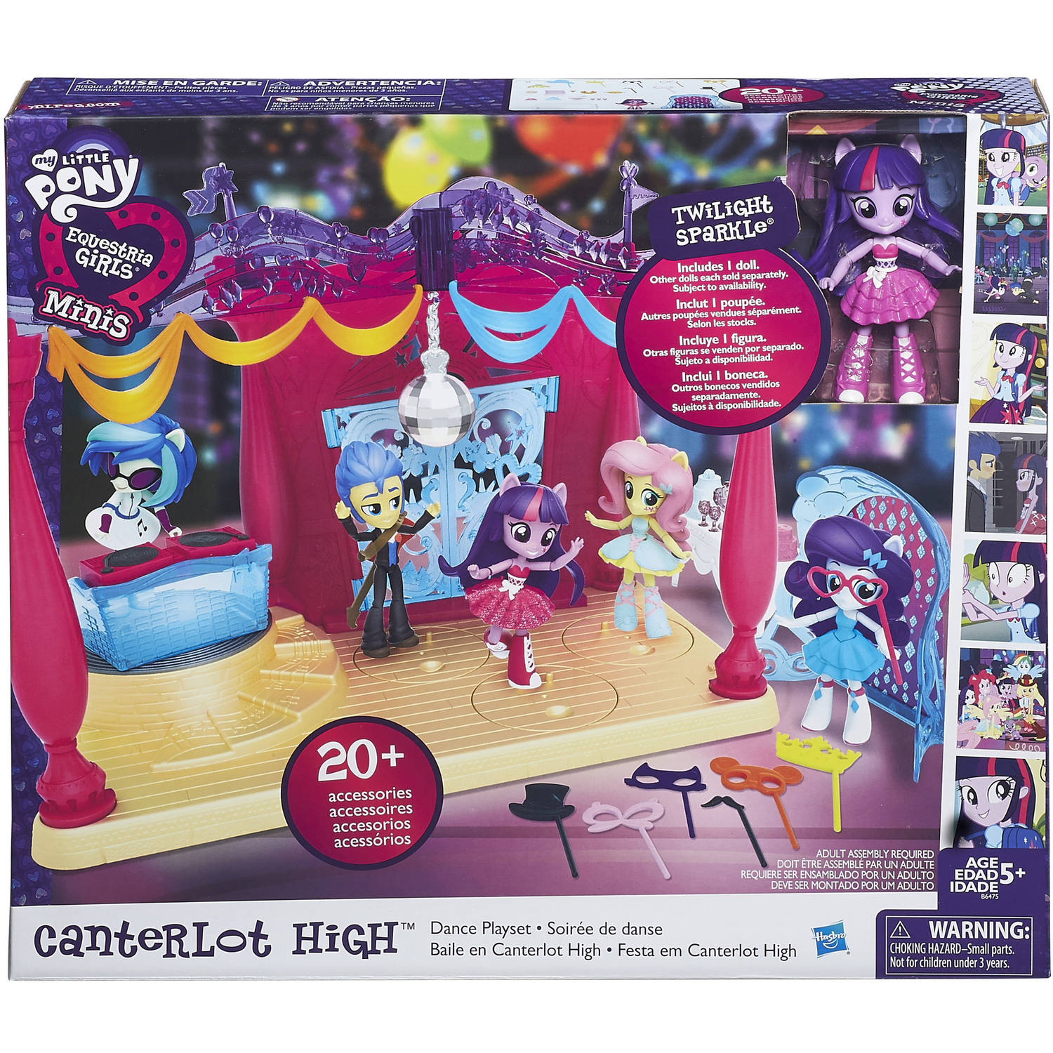 My Little Pony Equestria Girls Minis Canterlot High Dance Playset with Doll - image 2 of 17