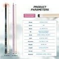 thumbnail image 2 of RICAL AE-NT Pool Cue Stick with Maple Shaft 3/8x10 Joint  11.5Smooth Grip for Billiard cue, 2 of 7