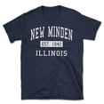 thumbnail image 1 of New Minden Illinois Classic Established Men's Cotton T-Shirt, 1 of 1