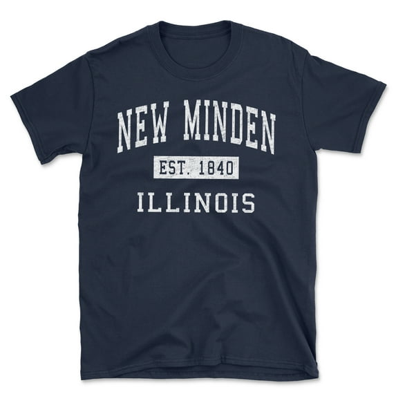 New Minden Illinois Classic Established Men's Cotton T-Shirt