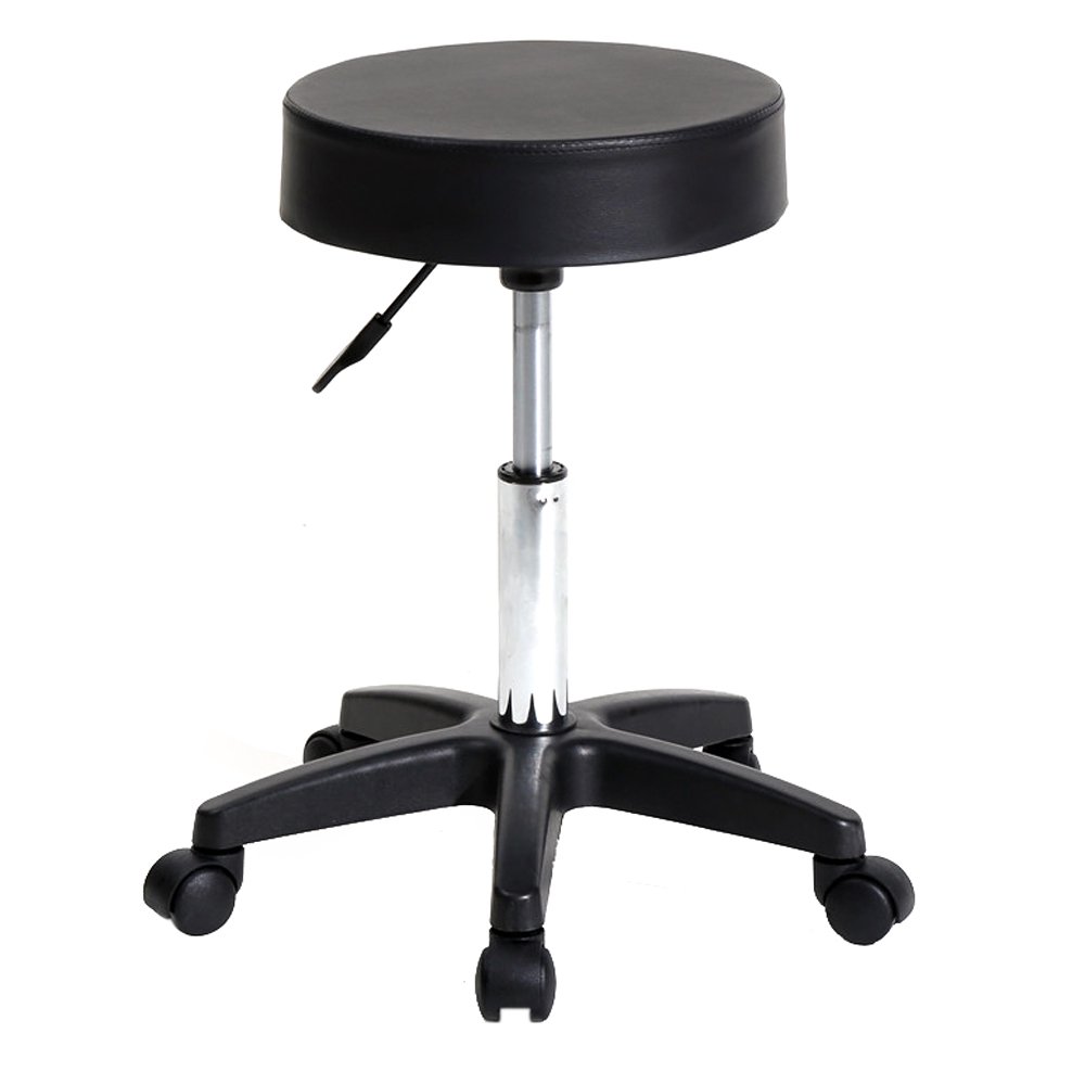 Winado Round Salon Stool,Plastic Arch Feet Rotation Bar Stool