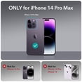 thumbnail image 2 of Funda magnética ESR para iPhone 14 Pro Max con soporte morado, 2 of 8
