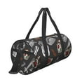 thumbnail image 3 of Gaeub Japanese Sushi Hashi Lightweight Travel Cylinder Bag Gym Tote Bag Sports Training Duffle Bag with Pockets and Straps, 3 of 8