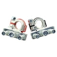 thumbnail image 4 of 2 conectores de terminales genéricos que reemplazan accesorios positivos y negativos, piezas de repuesto para motocicletas, camiones marinos, coches, Cobre puro estañado, 4 of 9