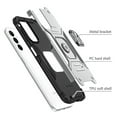 thumbnail image 5 of Designed for Samsung Galaxy A15 5G Armor Hybrid with Ring Holder Kickstand Shockproof Heavy-Duty Durable Rugged Dual Layer Phone Case Cover [Silver], 5 of 9