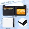 thumbnail image 2 of 4Pcs Sublimation Wallet Blank Heat Transfer Sublimation Wallets Bank Card Holder for Men Gift Office Travel Work Supply, 2 of 7